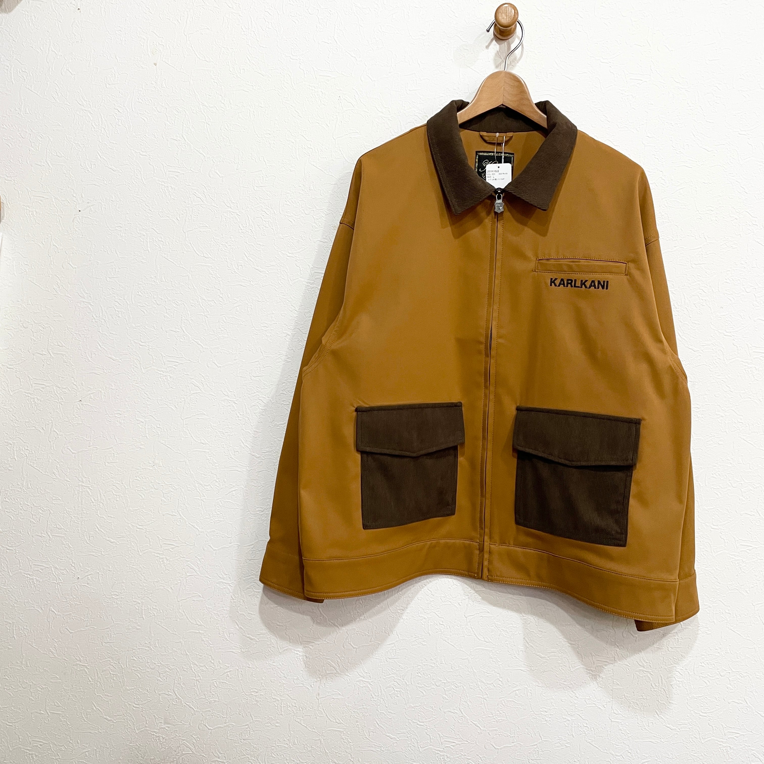 カールカナイ　ジャケット KARL KANI 【コーデュロイ使い ワーク ジャケット】 カールカナイ