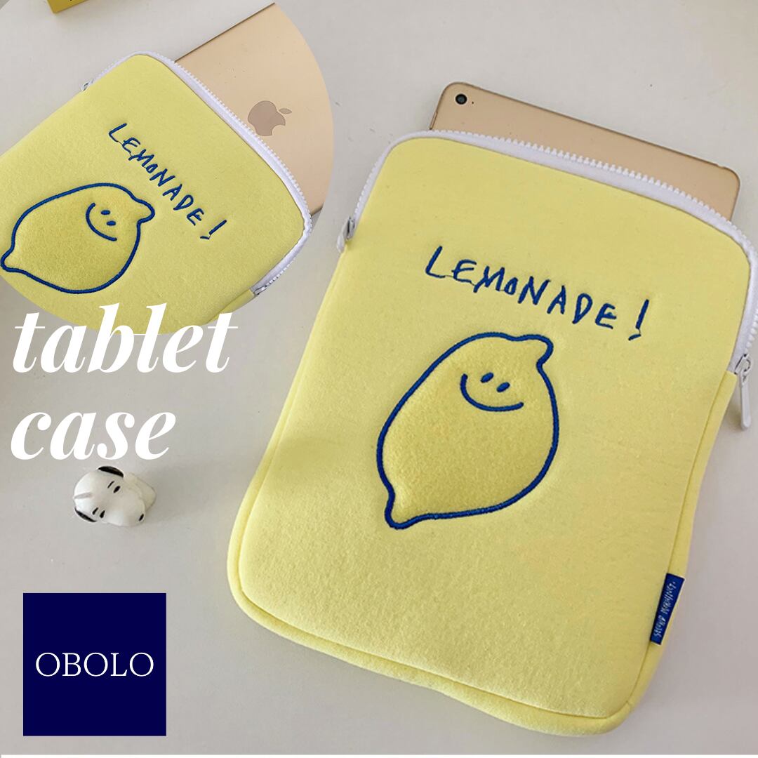 レモン 可愛い Ipad アイパッド ケース 保護 タブレット バッグ 韓国 アパレル 雑貨 スマホケース レディースファッション専門店 Obolo レモン 可愛い Ipad アイパッド ケース 保護 タブレット バッグ 韓国 アパレル 雑貨 スマホケース レディースファッション専門店 Obolo