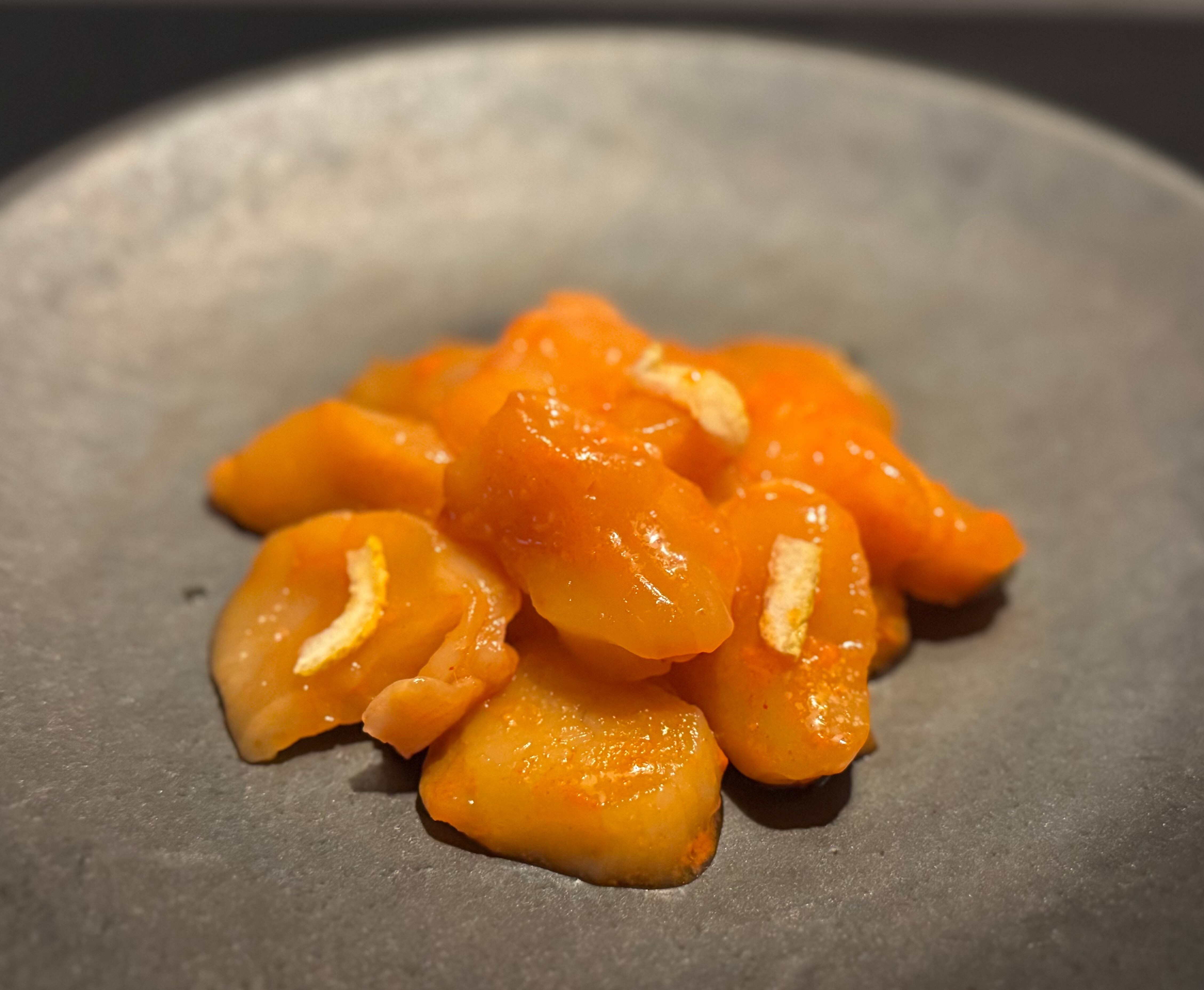 ゆゆまる産業ページ 期間限定/ゆず香る帆立ユッケ【9月21〜22日発送予定