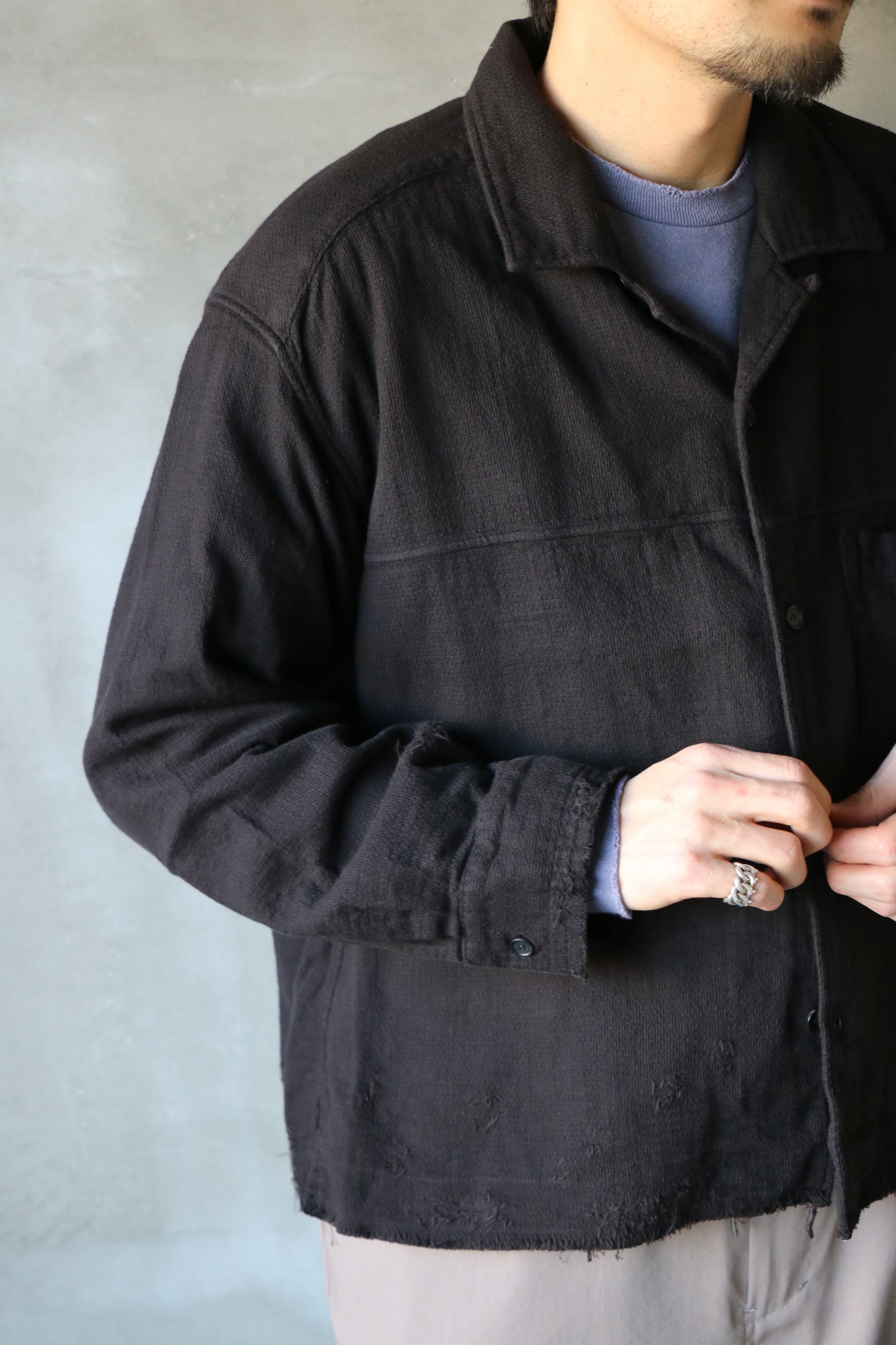 Ancellm - DOUBLEGAUZE SHIRT - / ANC-SH60 / アンセルム ダブルガーゼ 