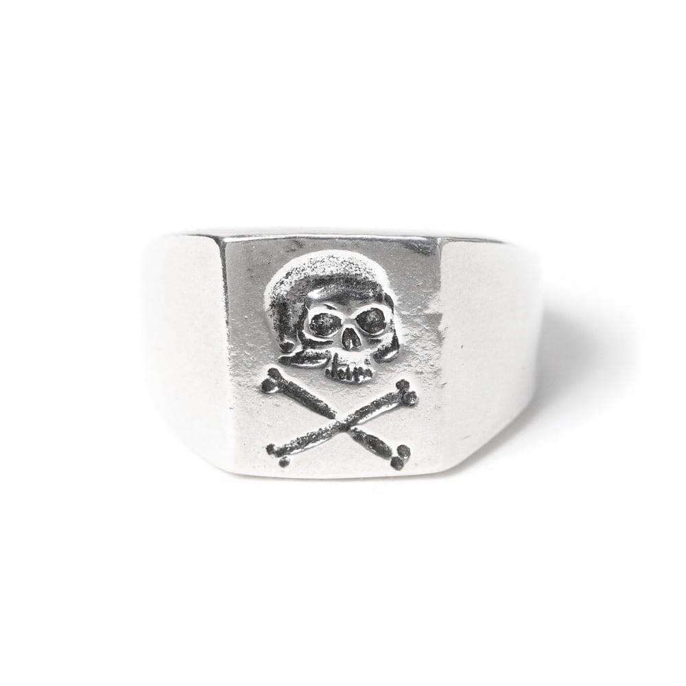 LHN Jewelry エルエイチエヌ ジュエリー Skull Signet Ring スカル