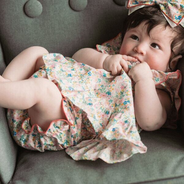 サマーフリルティアードチュニック＆ブルマ　 FLEUR　ギフトBOX入り