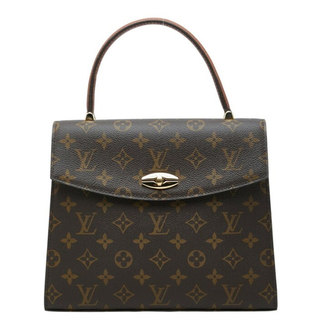 ルイ ヴィトン モノグラム マルゼルブ ハンドバッグ M51379 ブラウン PVC レザー レディース LOUIS VUITTON 中古