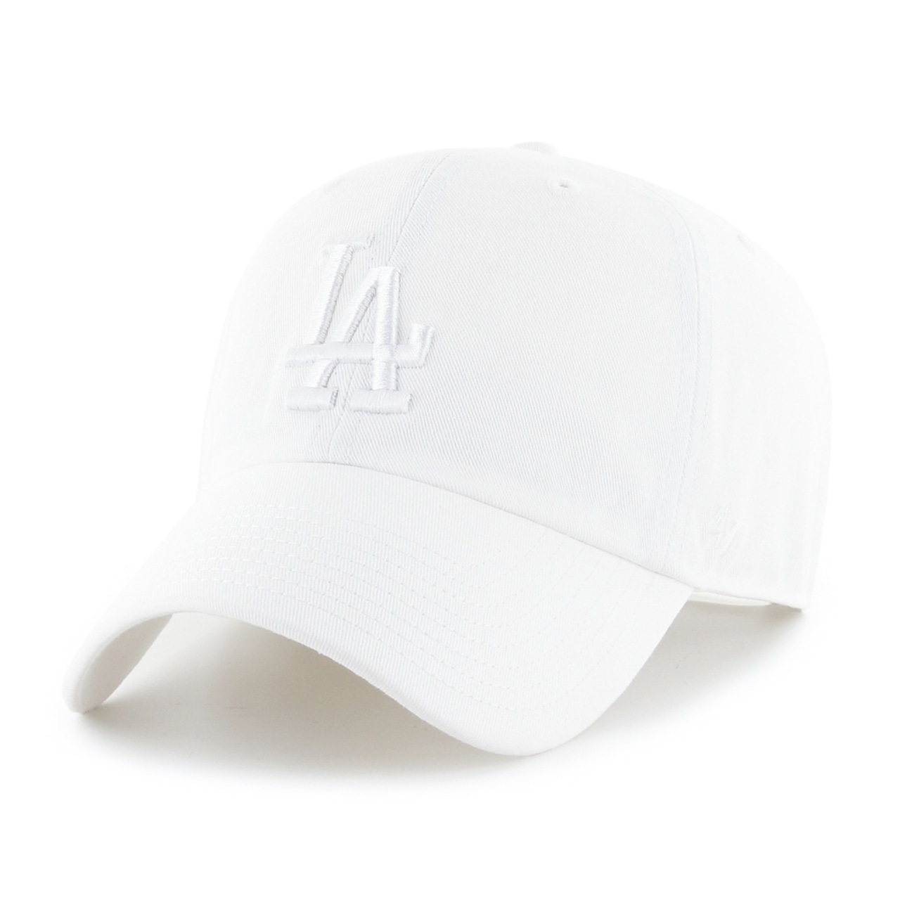 Dodgers '47 CLEAN UP White x White Logo