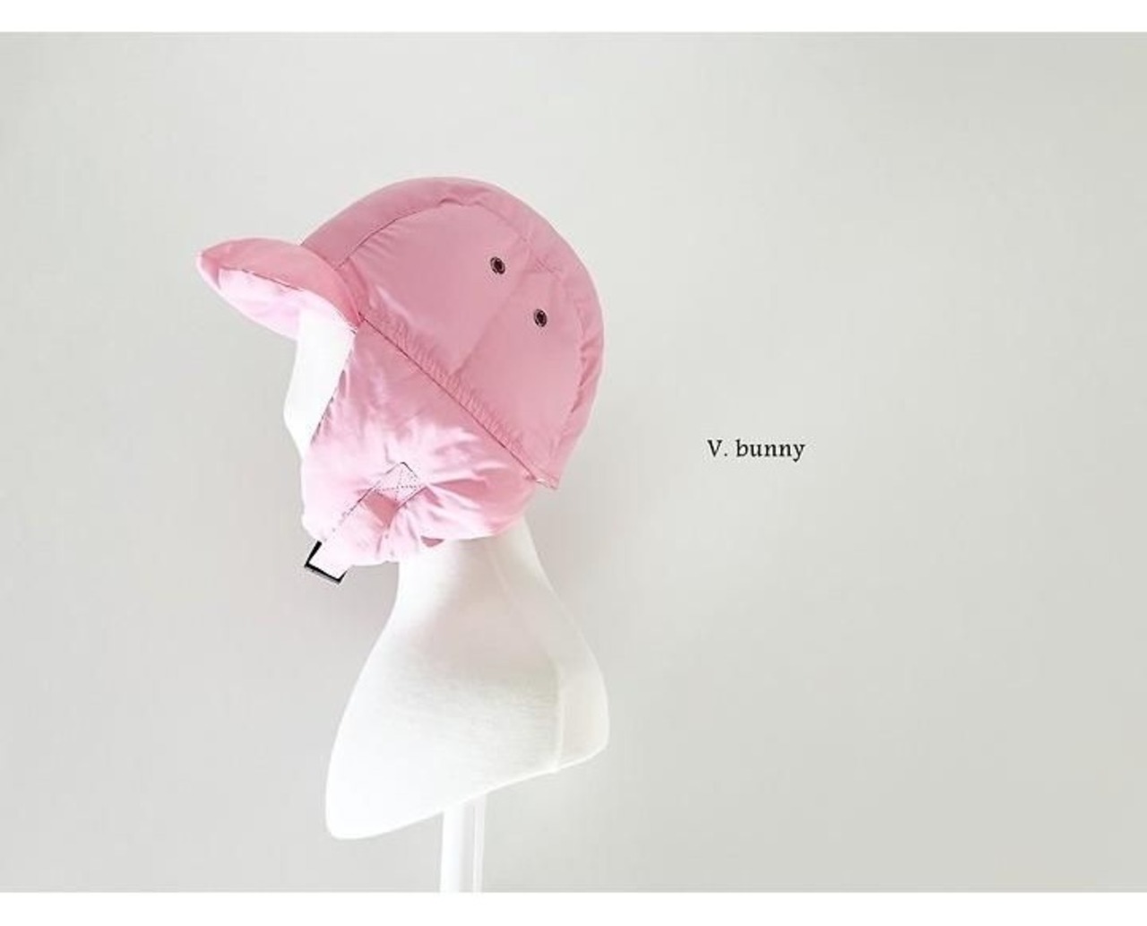 韓国子供服 / 26winter / VANILLA BUNNY / エンボスキャップ / キッズ / 冬服 *FREE*