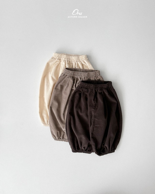 round pleated pants【onu】※9月中旬発送予定