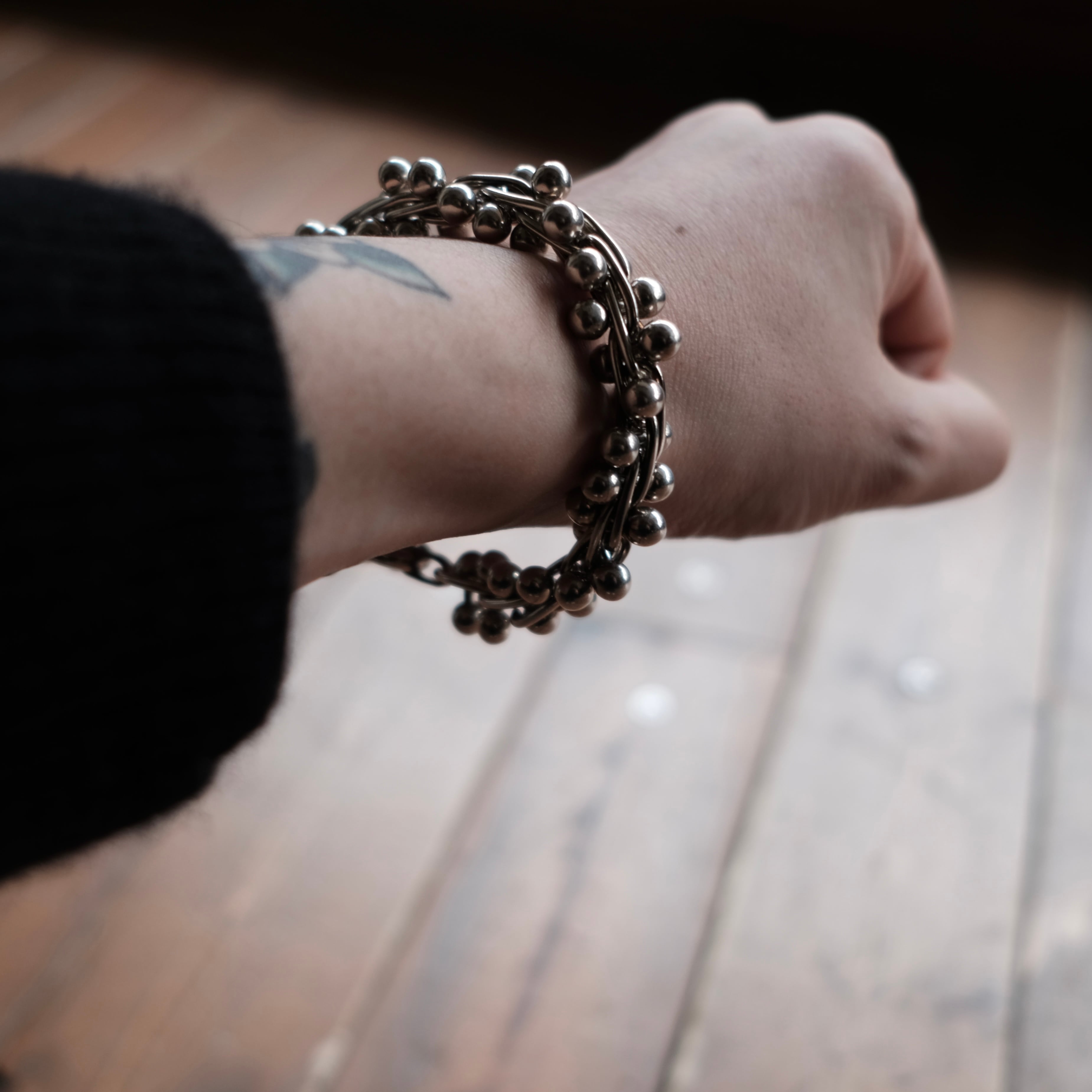 MEXICAN VINTAGE SILVER925 DNA DESIGN BRACELET | safarionline