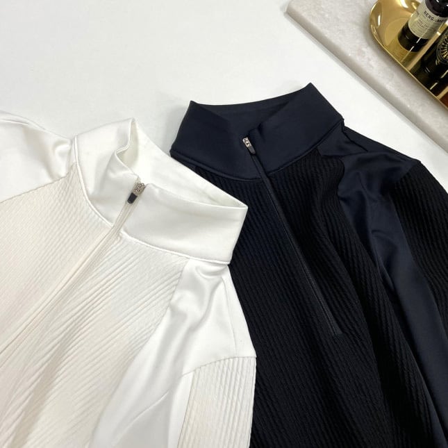 モックネックハーフジップアップシャツ(裏起毛) | Festa Golf