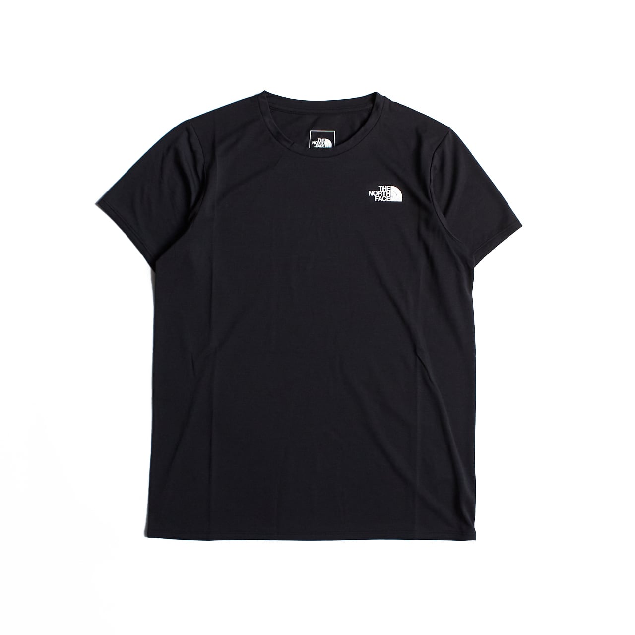 THE NORTH FACE(ザ・ノース・フェイス)W S/S GTD Melange Crew(ショートスリーブGTDメランジクルー)-ブラック(K) レディースランニングTシャツ