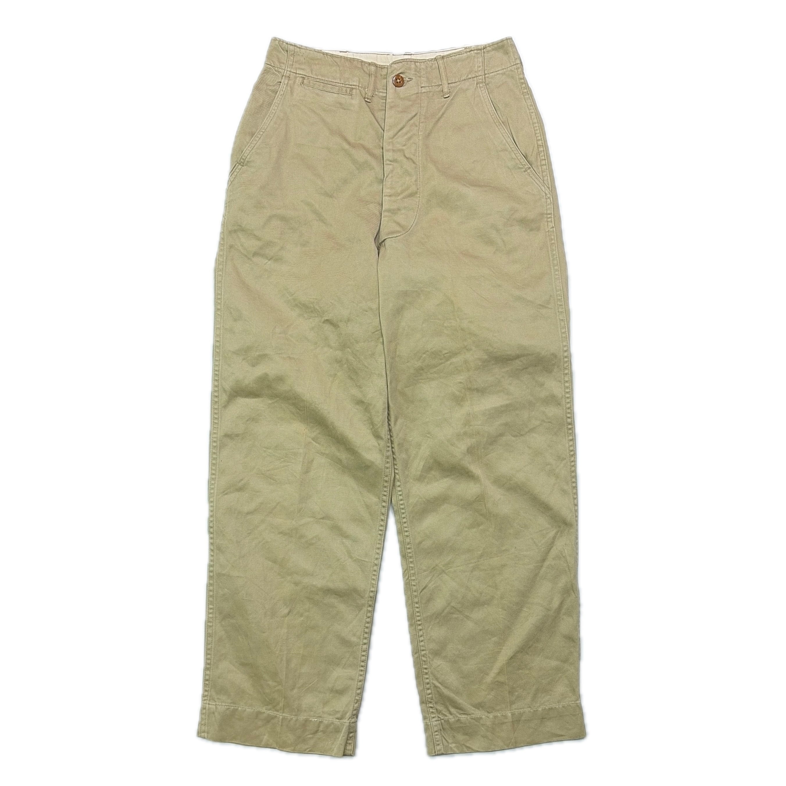 良好 60s US ARMY 米軍 チノパン ミリタリー パンツ W33 L35 | SHINE