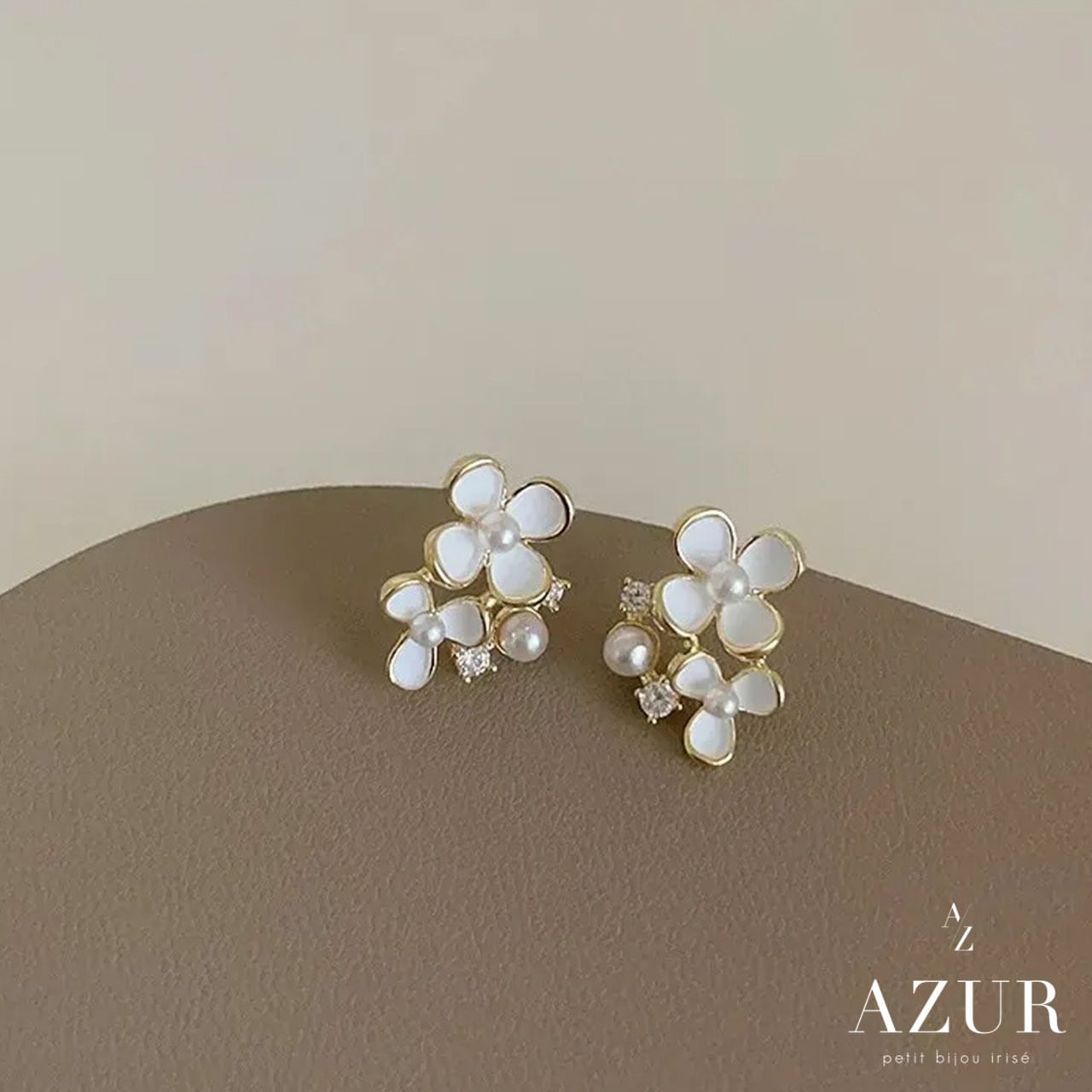 フラワーパールピアス | AZUR Tokyo（アズールトーキョー）