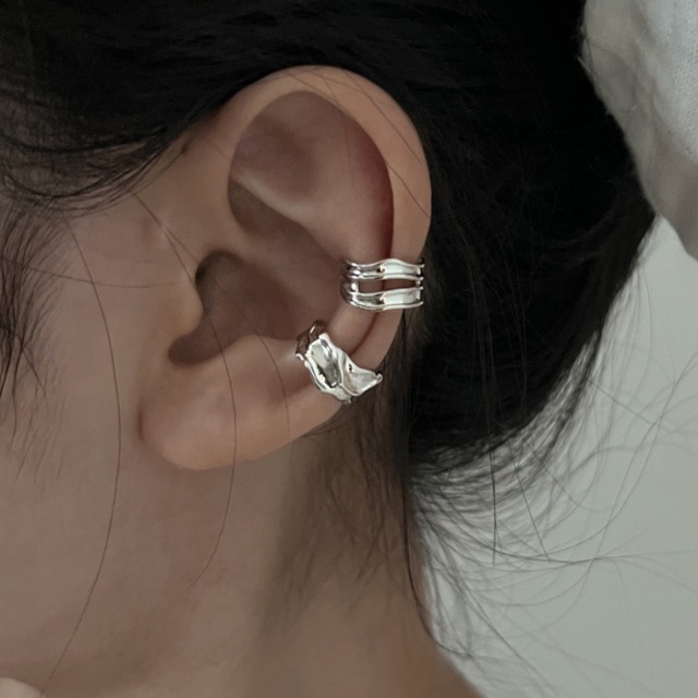 silver ear cuff set　シルバーイヤーカフセット　J1443