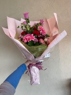 母の日　ピンクレッド花束