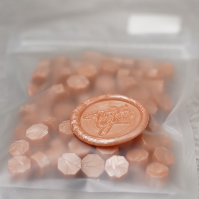 011-20134　Sealing Wax Beads　Mono　Spark　Flesh