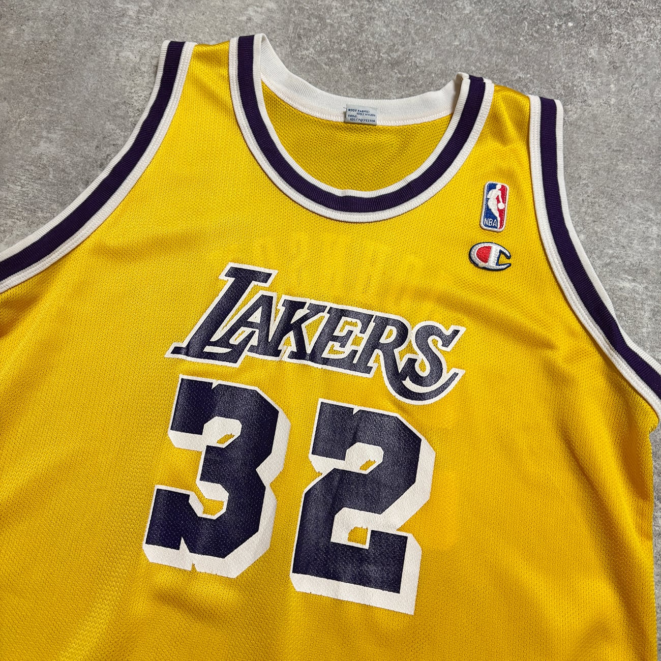 Magic Johnson 【Los Angeles Lakers】 Kids Game Shirt. Champion