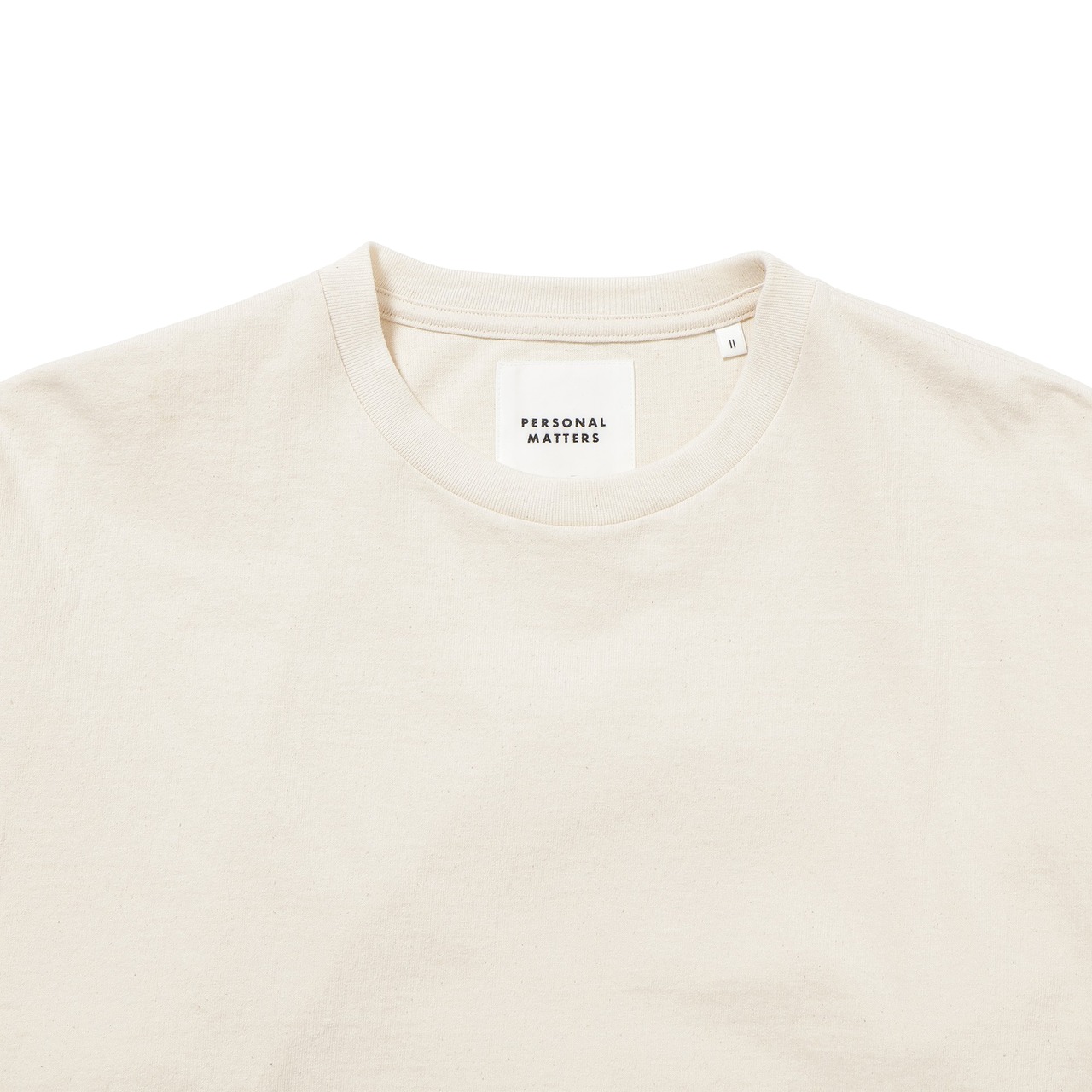 PERSONAL MATTERS  PROJECT N°17 HEAVYWEIGHT COTTON PULLOVER TEE