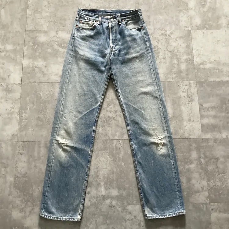 W31 L36】90's US.Levis 501 リーバイス バレンシア工場(555) ボタン裏