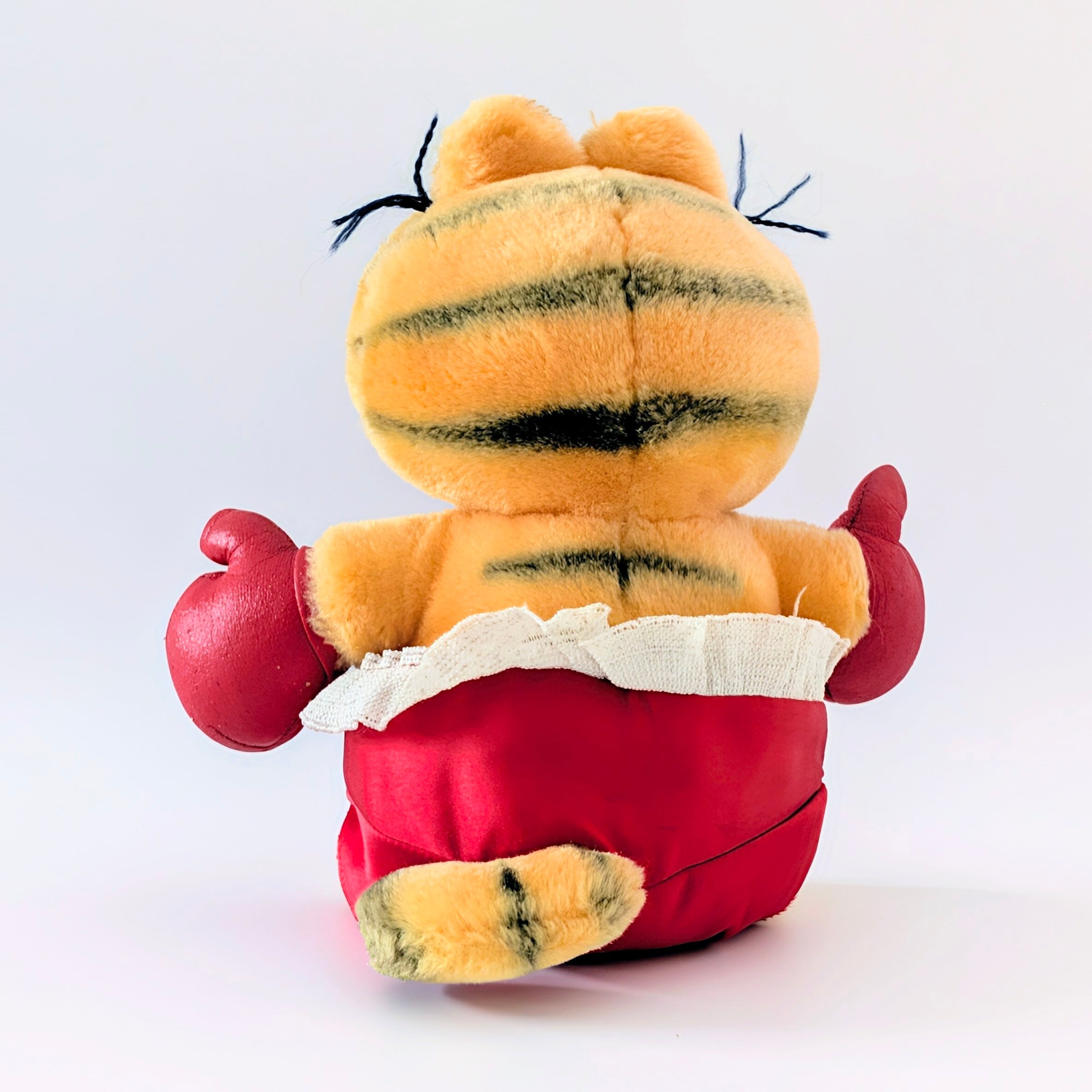 ☆ VINTAGE 1980年代初期 ☆【 Garfield ( ガーフィールド ) 】『 boxer ボクサーガーフィールド 』【B】ぬいぐるみ プラッシュ plush 1980年代年製 〚アメリカン雑貨 アメトイ〛