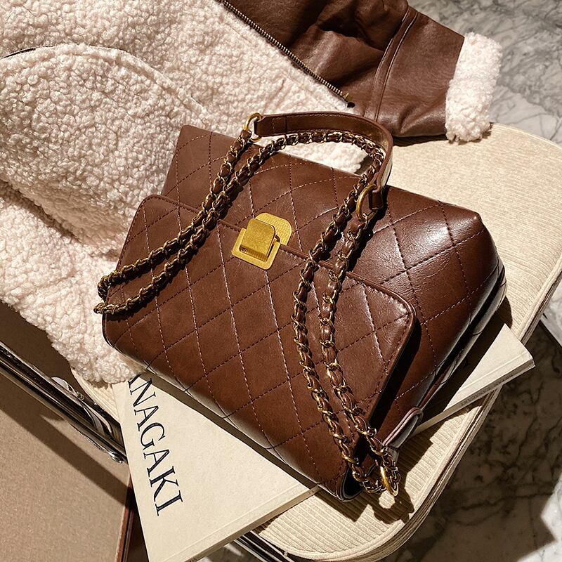 スタイルチェーン クロスボディ スクウェア 手作りハンドバック90443522671