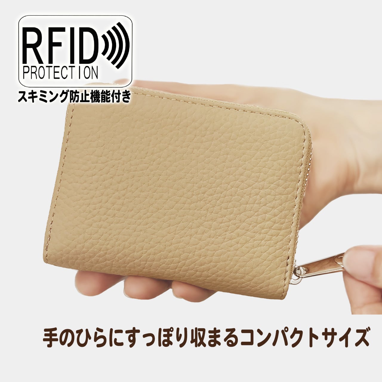 コンパクト財布 ミニ財布 本革 牛革 レディース ボックス型小銭入れ 大