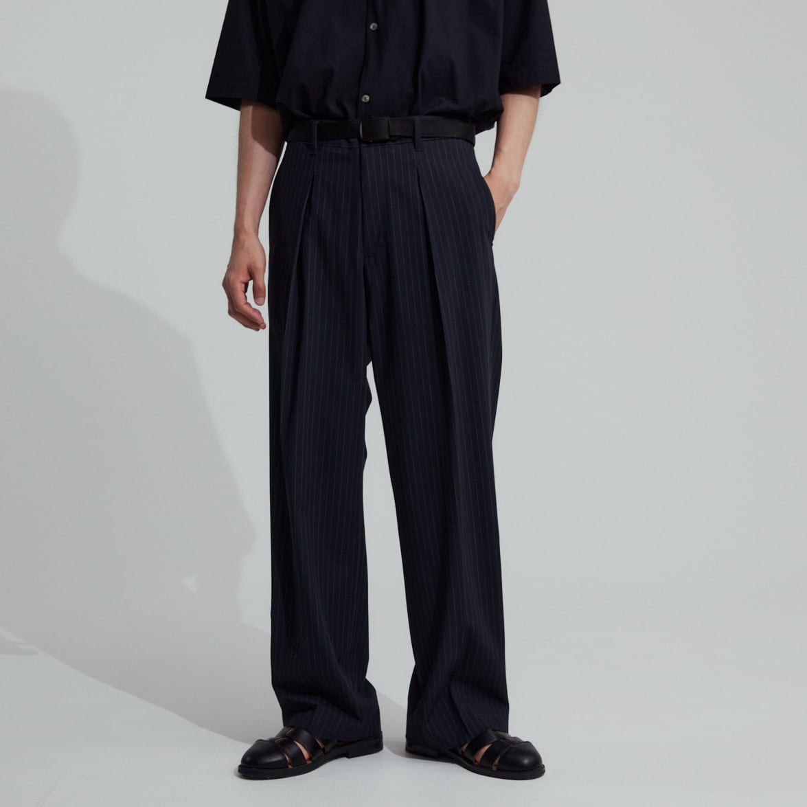TROPICAL T/W TUCK PANTS - LONG / トロピカルT/Wタックパンツ-ロング