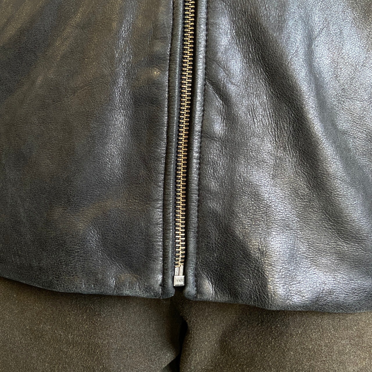 90年代〜 OLD GAP オールドギャップ スタンドカラー シングルレザー 