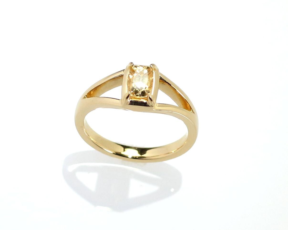 K18YG インペリアルトパーズリング 0.71ct | Atelier Ozaki