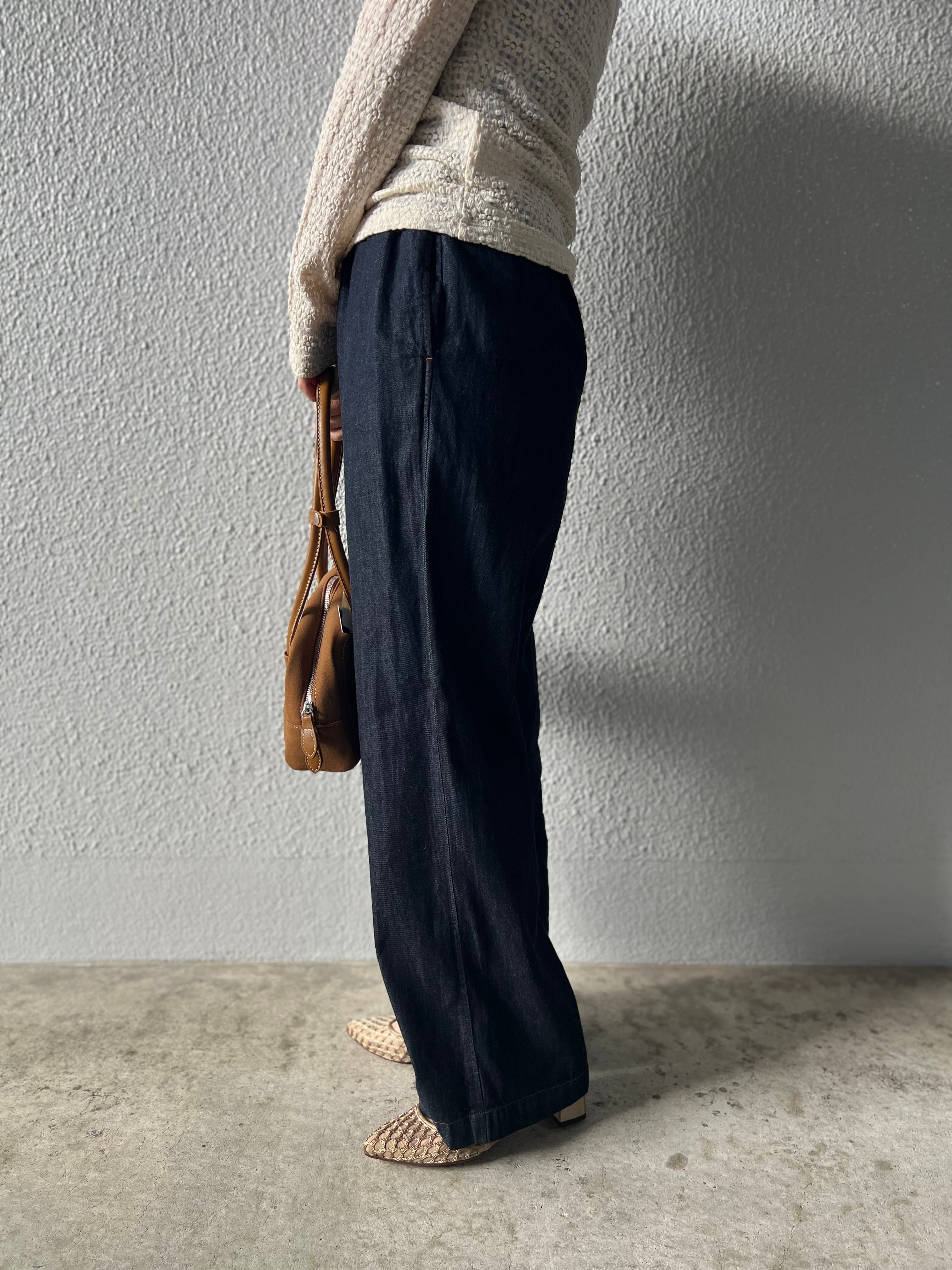 【PASSIONE】ウエストイージーライトオンスデニム　616605