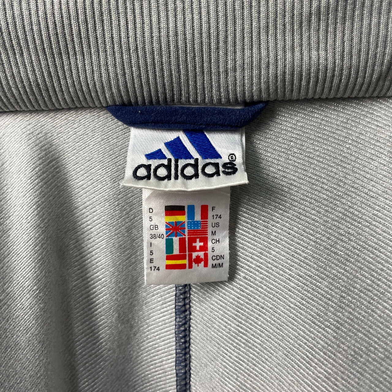 90年代 adidas アディダス ベロア 切り替え ジャージ トラック 