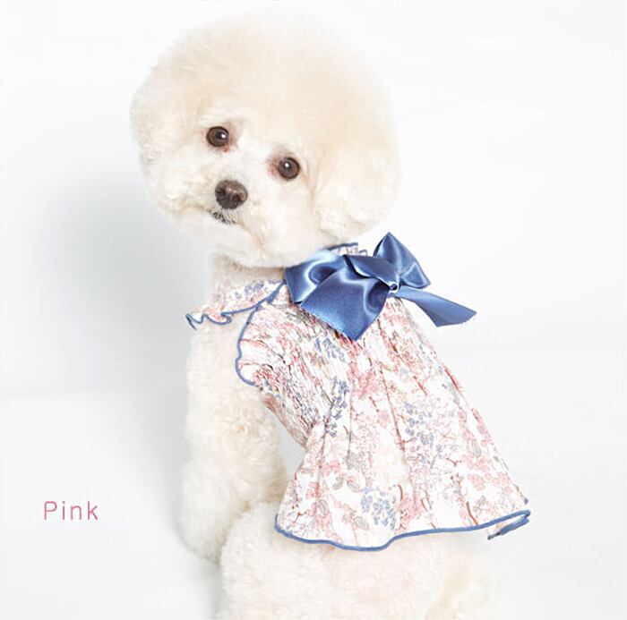 【SALE】ロココワンピース S ~ XL 4color  /  犬服 犬の服 犬 ワンピース ドッグウェア 小型犬 中型犬 ペット洋服　onepiece11