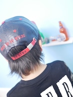 ZEBABY RED CRACKED LEATHER CAP（税込み）