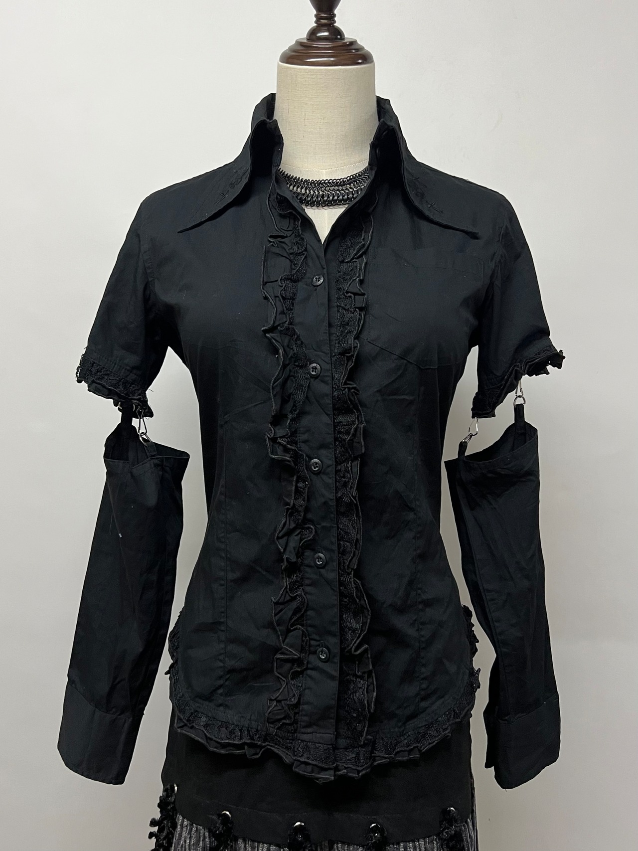 "MAD PUNKS"マッドパンクス Gothloli Fril Shirts