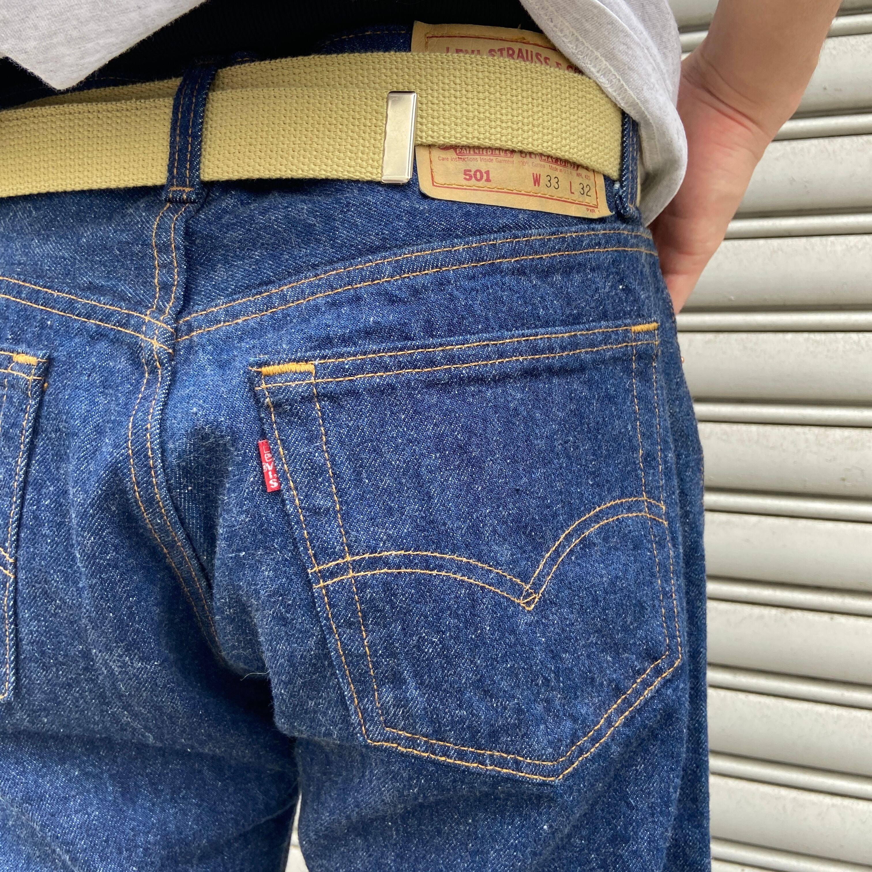 美品 90s USA製 リーバイス 501 デニムパンツ 真紺 W33 L32 | 古着屋 Uan