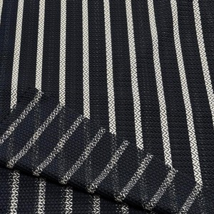 ★NC124◆3m◆ポリエステル100%変わり織りレース生地◆ストライプ