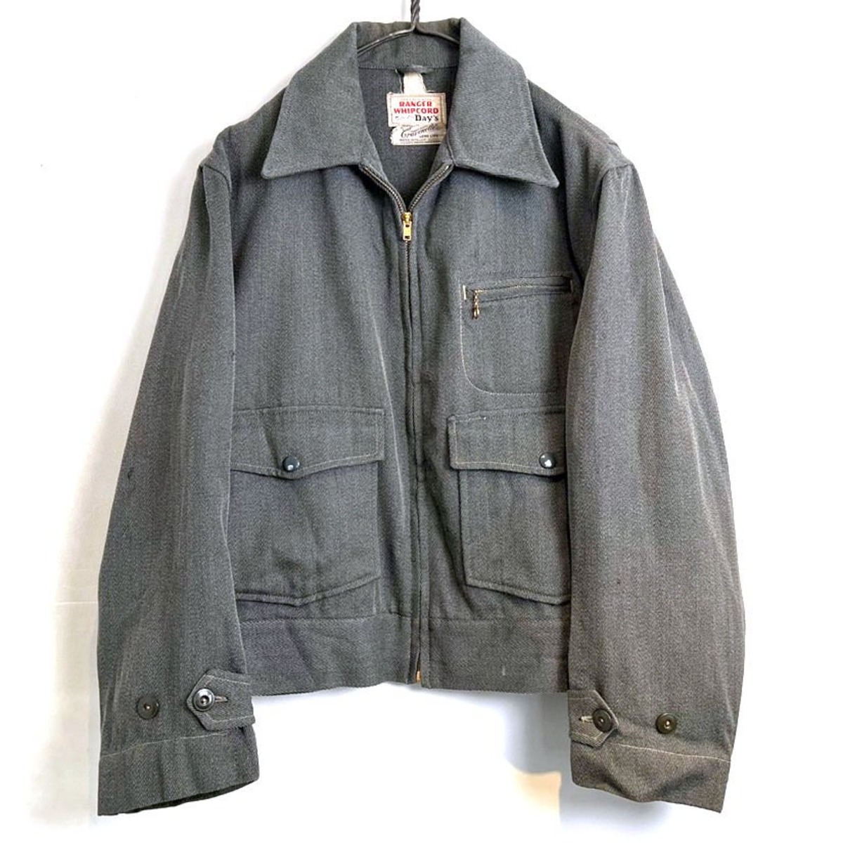 DAYS] Vintage Wool Gabardine Work Jacket [1950s-] Vintage Wool 