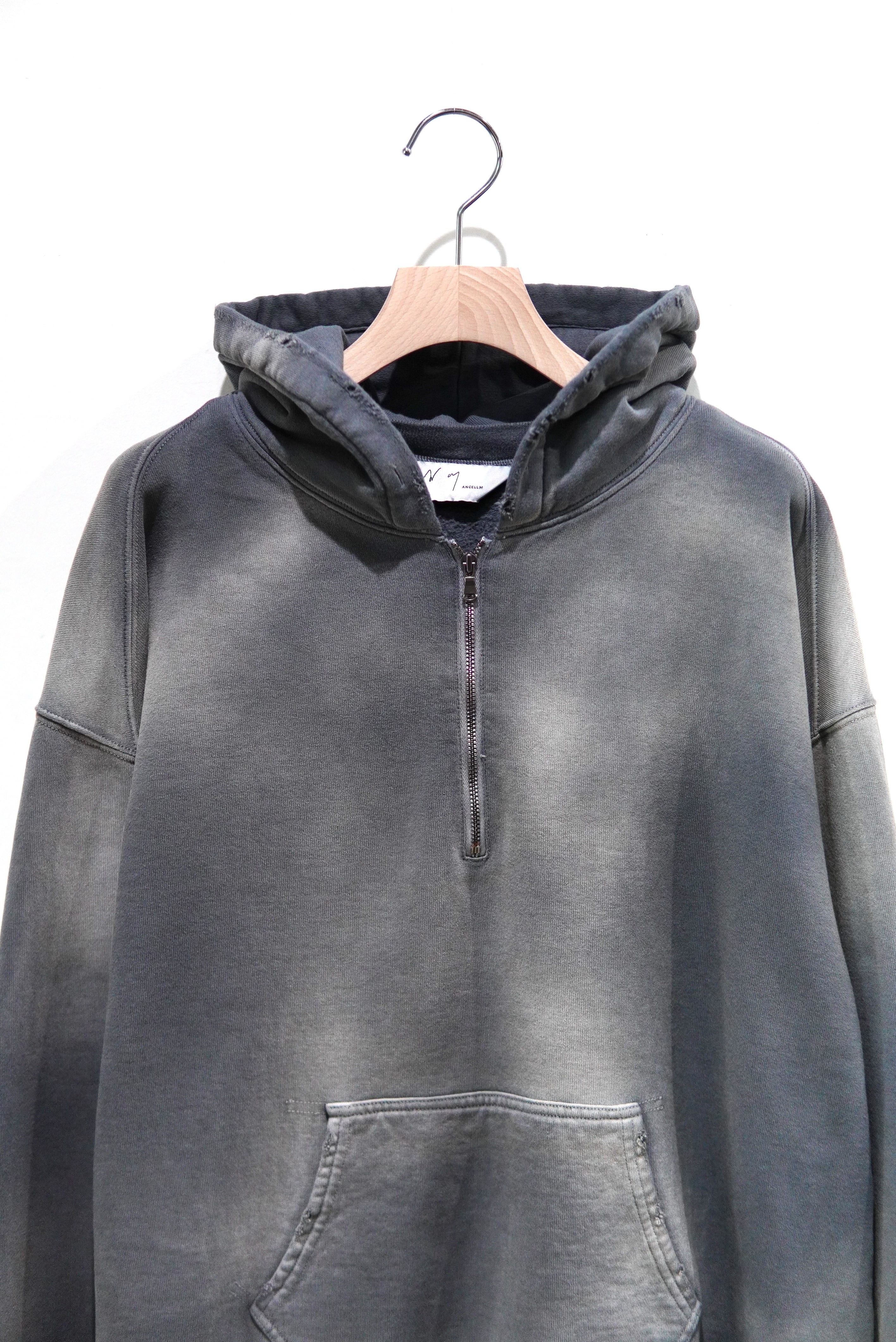 ANCELLM / LIGHT LOOP ZIP HOODIE / ANC-CT148 | POETRY