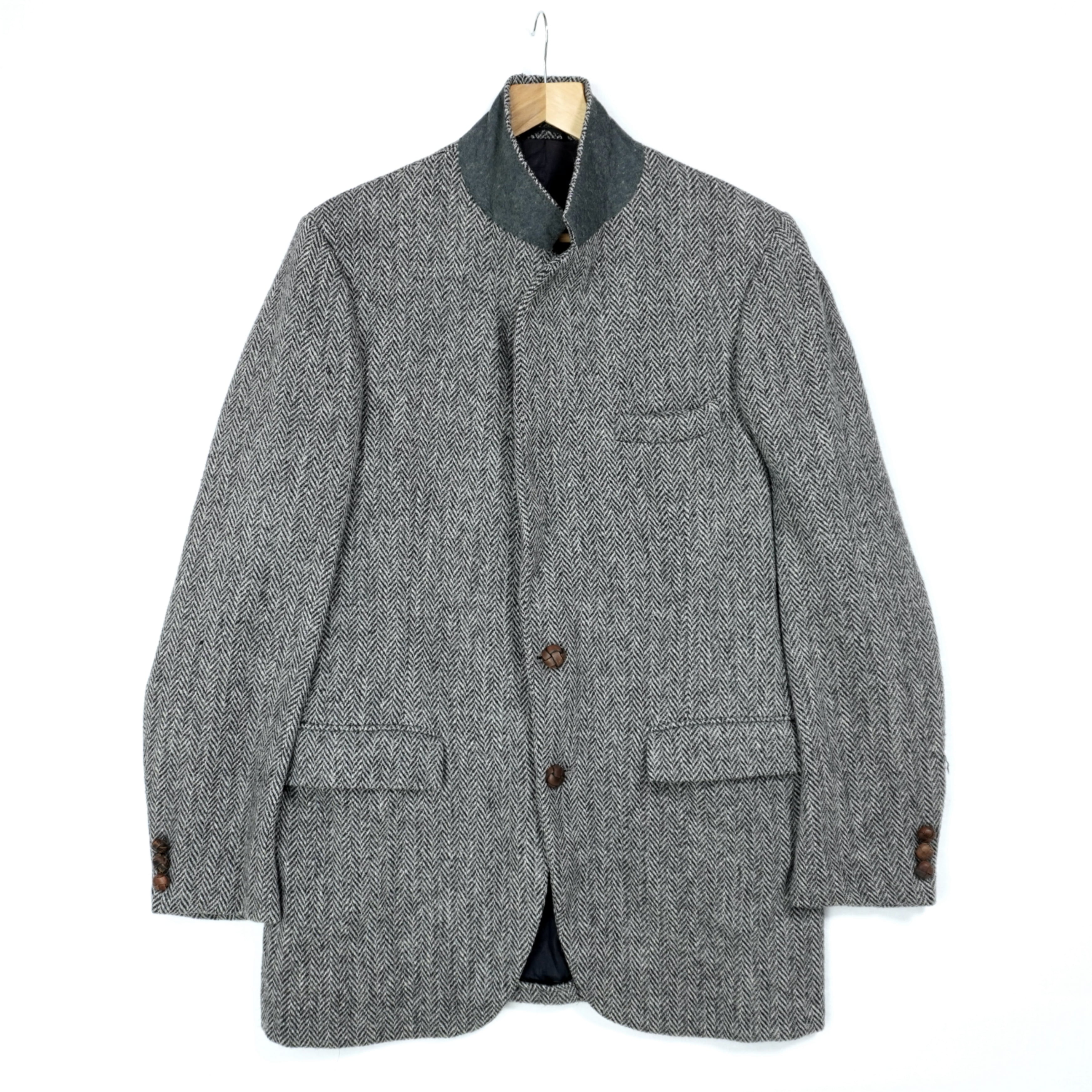 Harris Tweed Jacket 1980s 1990s 304141 | Loki Vintage&Used