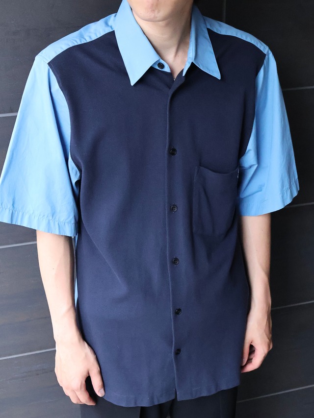 【stella mccartney】oversize bicolor shirt