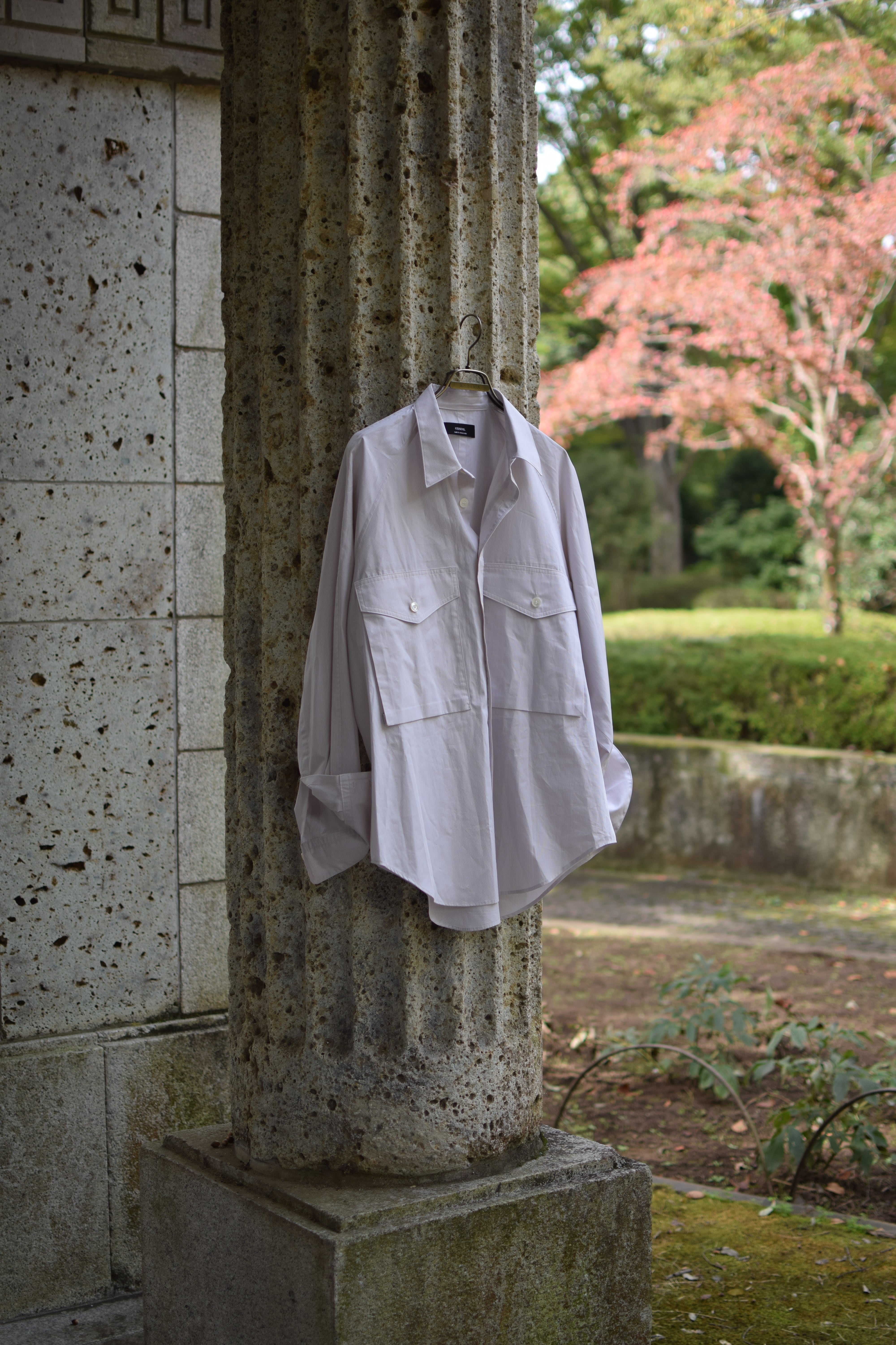 ensou. / Big Raglan-sleeve Shirt