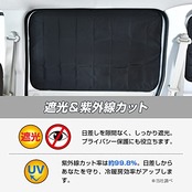 セイワ(SEIWA) 車種専用用品 スズキ エブリイ EVERY (DA17V JOIN/PC/PAリミテッド/PA)専用 マグネット遮光カーテン 5枚セット IMP164 車中泊 NVクリッパー スクラムバン ミニキャブバン カー用品 車中泊 サンシェード