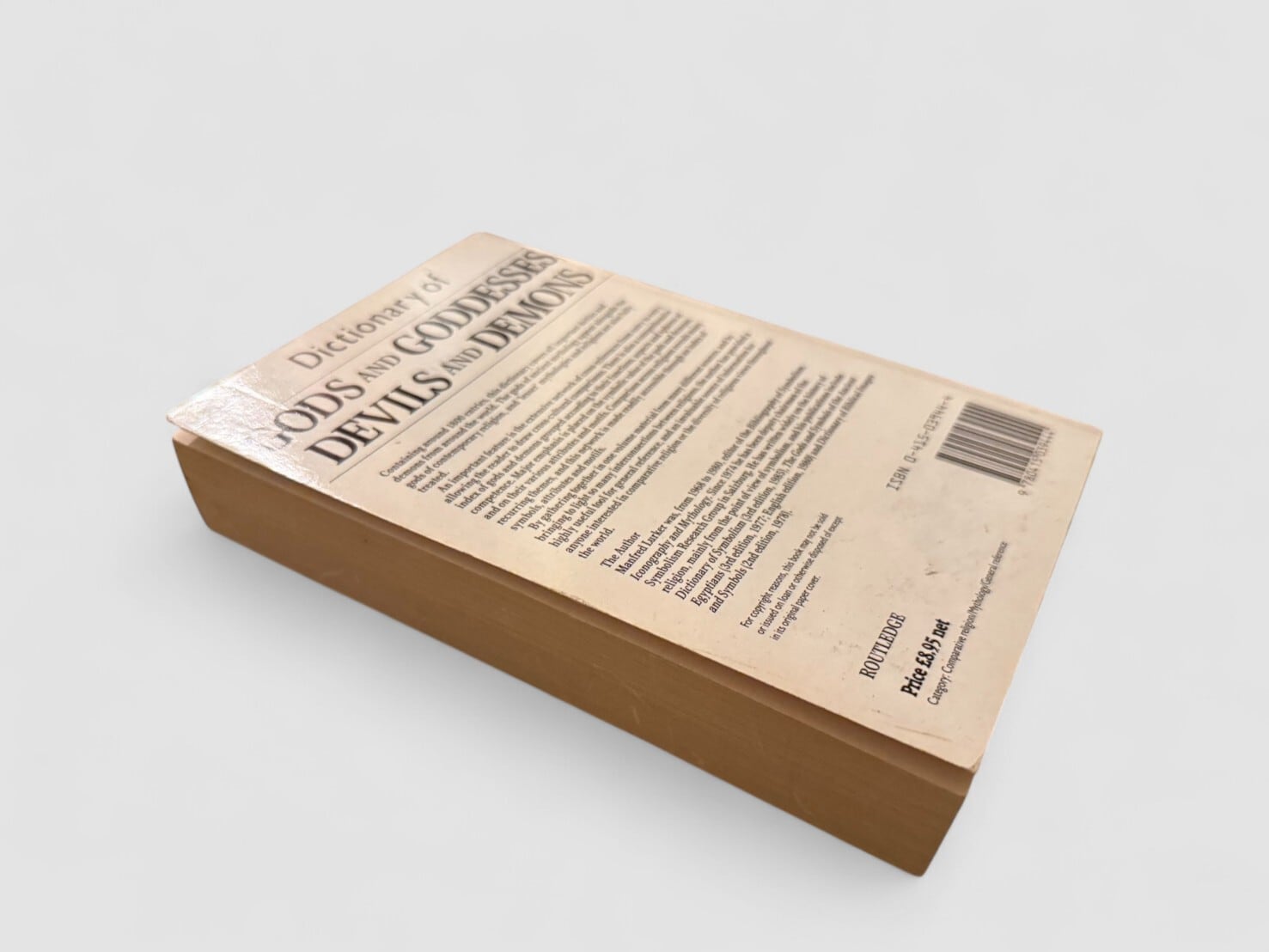 SSO127】【REPRINT】Dictionary of Gods and Goddesses, Devils and