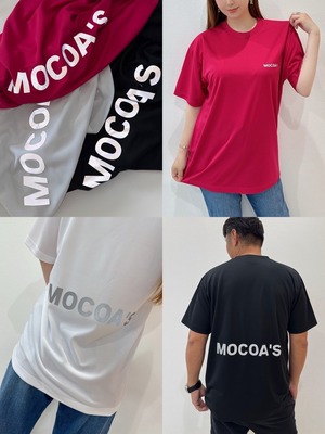 MOCOA'S 反射プリントTシャツ　¥6,200+tax