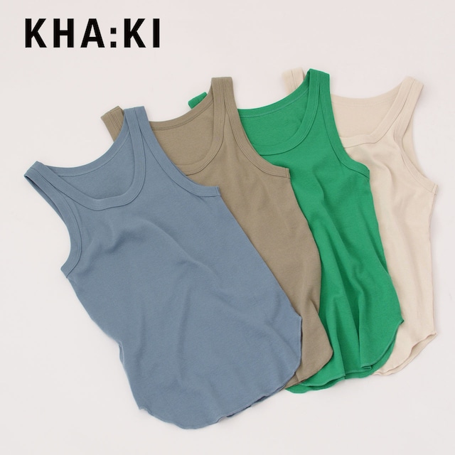 KHA:KI [カーキ] 2WAY TANK TOP [MIL22HCS3193] ツーウェイタンクトップ・タンクトップ・インナー・LADY'S [2023SS]