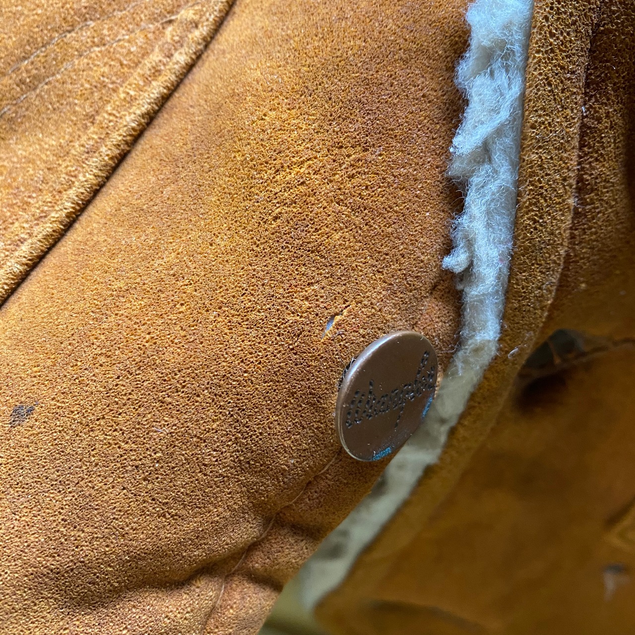 70年代 ビンテージ Wrangler ラングラー フェイクスエード ボアベスト 