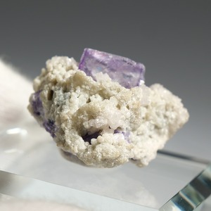 ヤオガンシャン産 フローライト 共生 / 原石 標本【E_2】