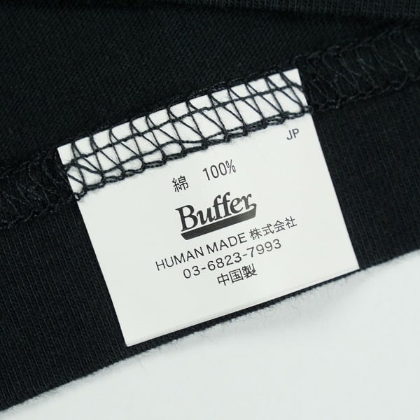 Size【M】 Buffer バッファ 26SS Buffer Kana Tee Black Tシャツ 黒