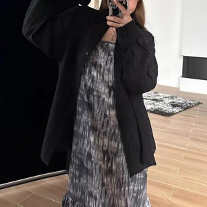 Textured plaid  shirt　3colors　RW1028