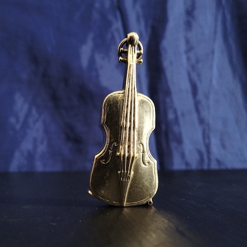 Vintage Cello Shaped English Match Case