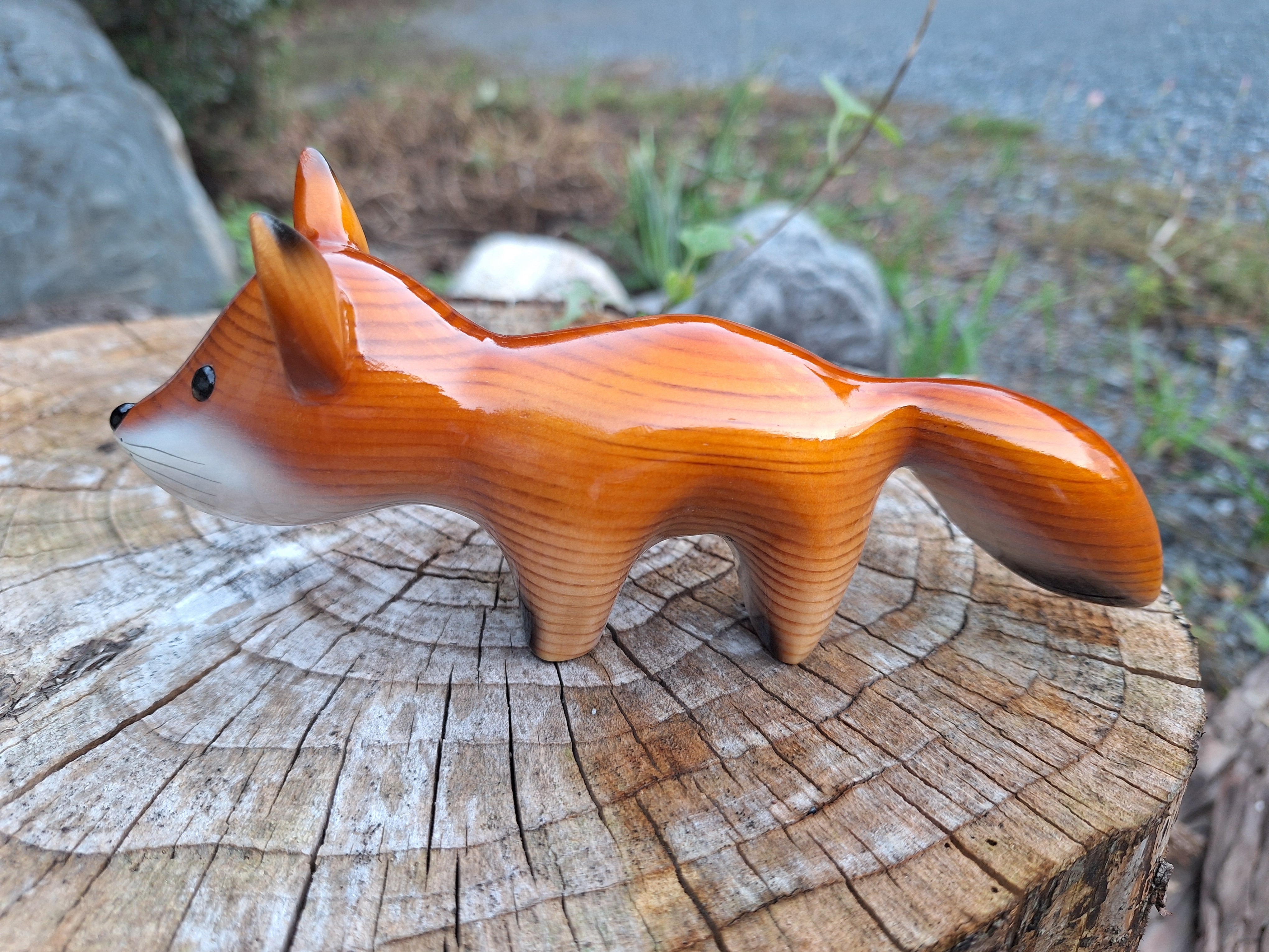 キツネ fox | 工房西岡 woodcraft animals