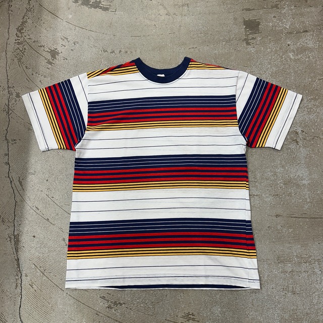 1970s MULTI BORDER T-SHIRT